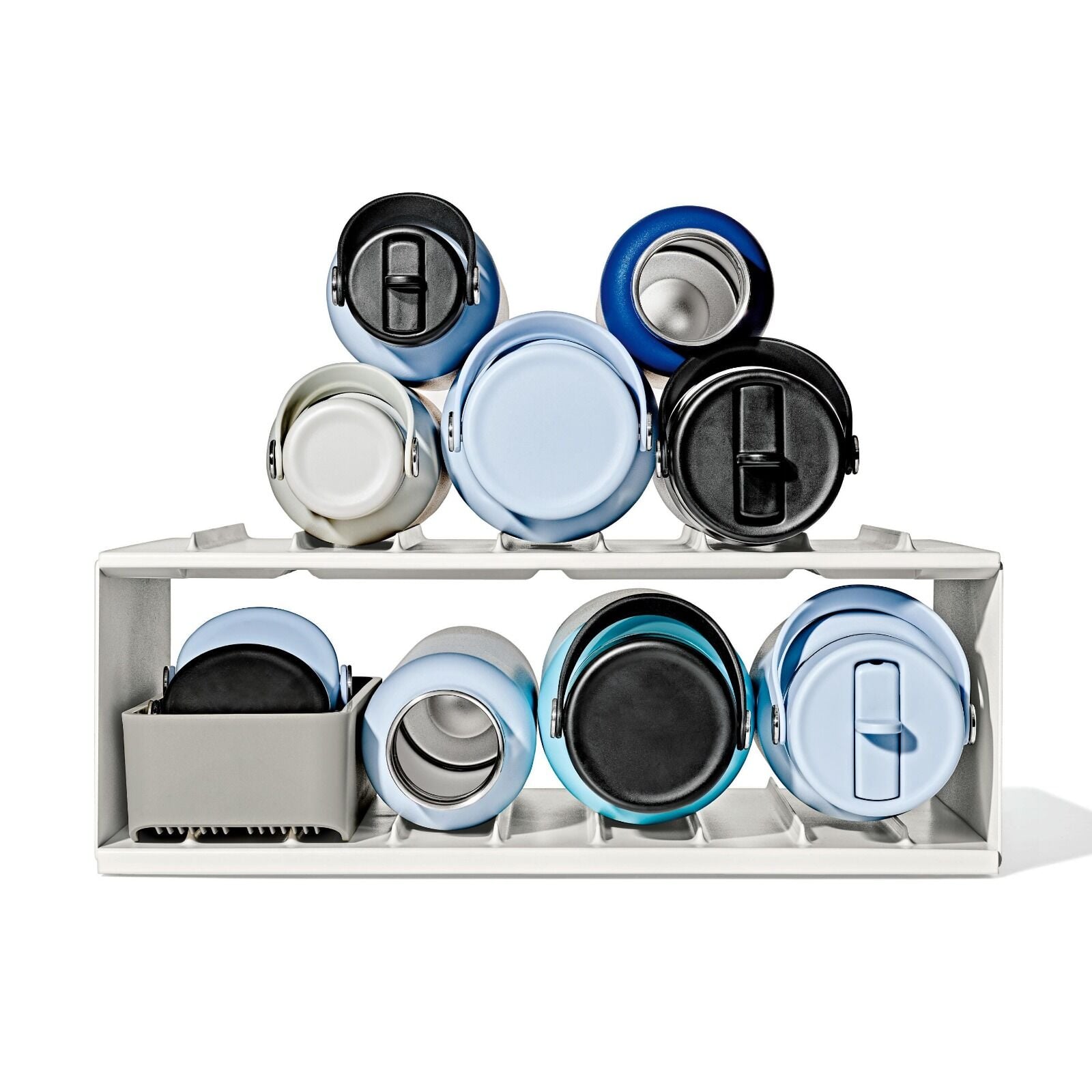 water-bottle-organizer-with-accessory-bin-k5 gg_11416000_water-bottle-organizer_pdp_03.jpeg