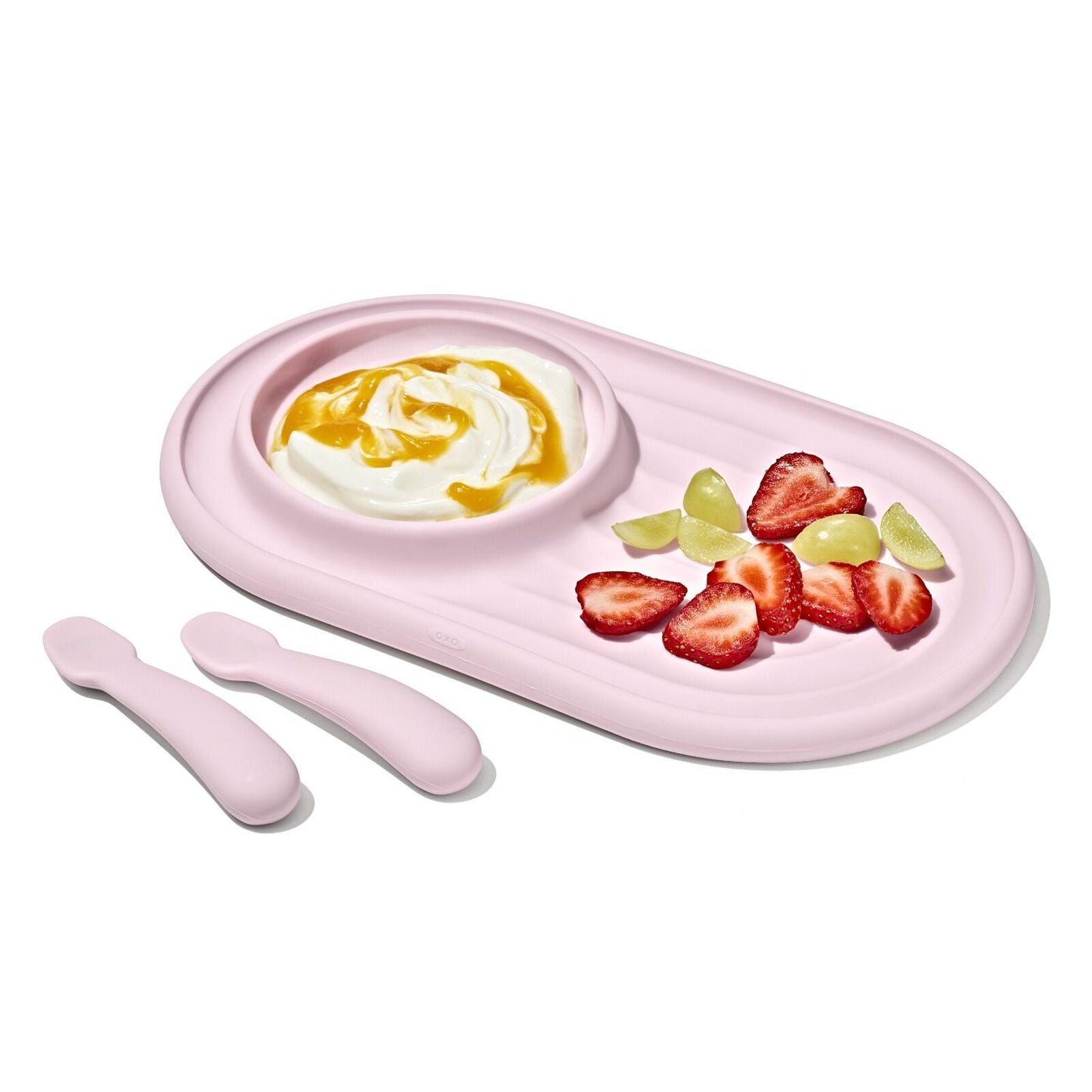 textured-suction-plate-and-spoons-set-3-piece-x9 tot_61177300_developmental-plate-2-spoon-set-blossom_apdp_00_main.jpeg